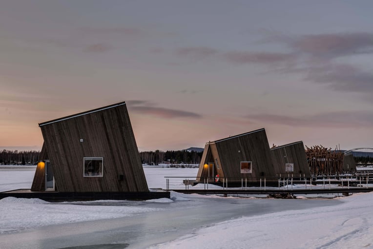 Arctic Bath | Exclusive Tours arctic-bath-water-cabins-photo-daniel-holmgren