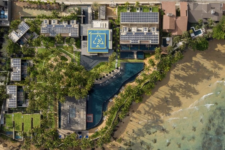 Carmel Taiba Exclusive Resort vista-aerea-placas-fotovoltaicas