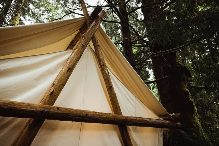 Clayoquot Wilderness Lodge, Kanada – Britská Kolumbie Tent-Detail