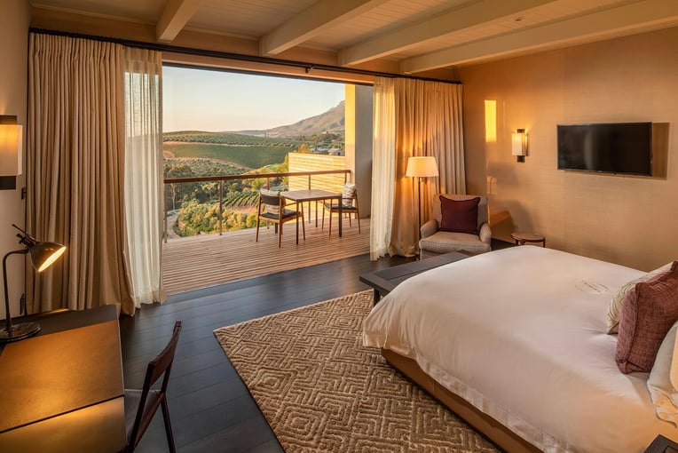 Delaire Graff Estate | Excluaive Tours Superior-Lodge-bedroom-at-Delaire-Graff-Estate