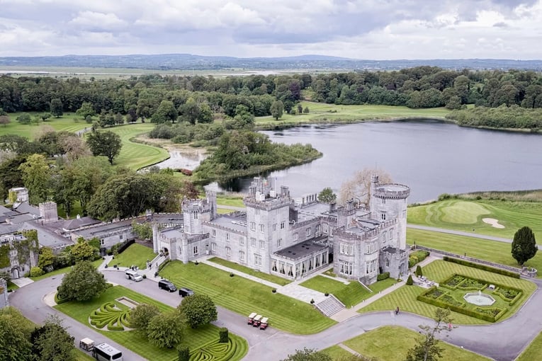 Dromoland Castle | Exclusive Tours Ariel-View-Brightened