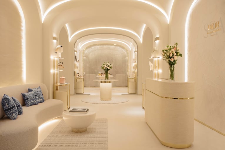 Hôtel Plaza Athénée, Francie – Paříž | Exclusive Tours Dior Spa Plaza Empty Spaces (c)matthieu salvaing 2