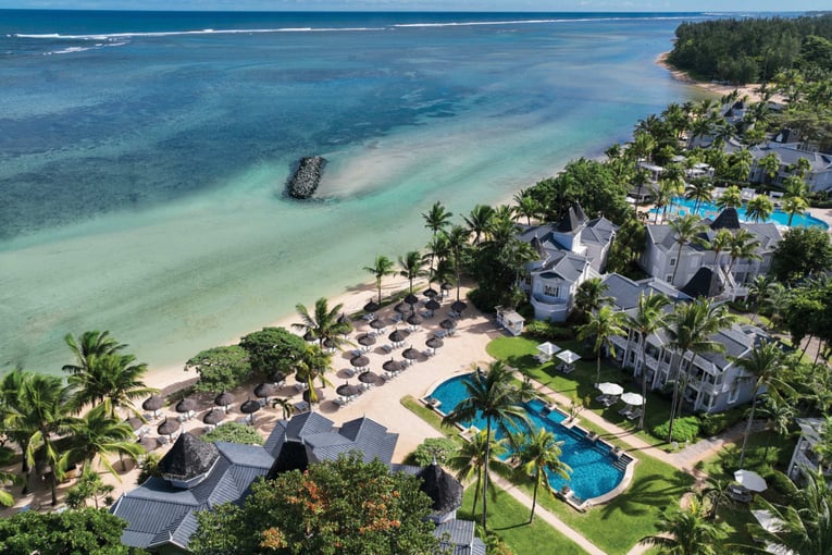 Heritage Le Telfair Golf & Wellness Resort, Mauricius | Exclusive Tours HLT_AERIAL-POOL-1