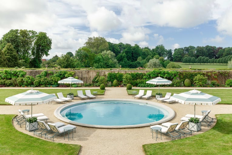 Hotel Château du Grand-Lucé – Francie | Exclusive Tours SwimmingPool_Photo Credit Adam Lynk (4)