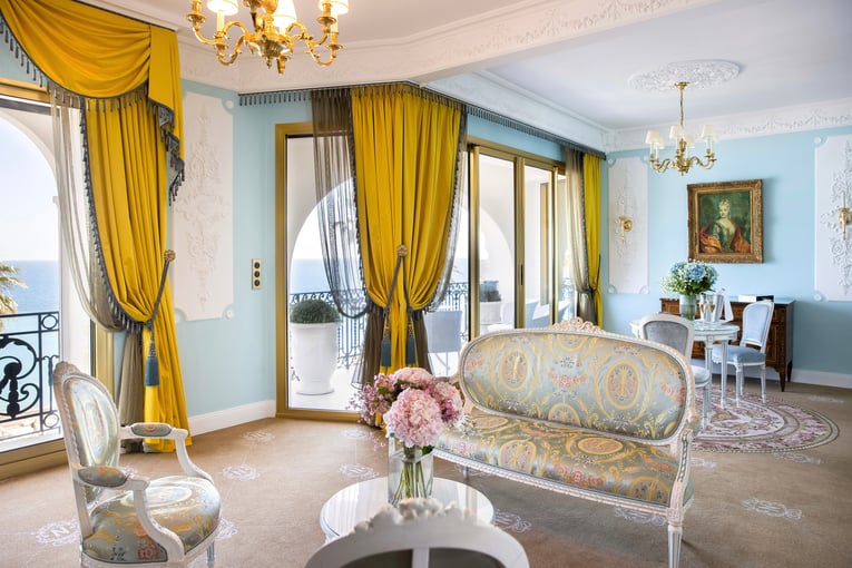 Le Negresco | Exclusive Tours Le Negresco - Suite Marie-Antoinette (c) Gregoire Gardette 6522-2 HD