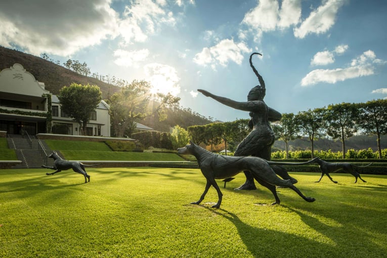 Leeu Estates | Exclusive Tours Leeu_Estates___Artemis_and_Dogs_by_Deborah_Bell