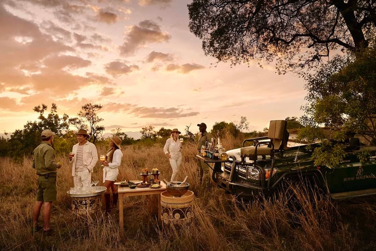 Malewane Lodge at Royal Malewane | Exclusive Tours Royal Malewane Sundowners