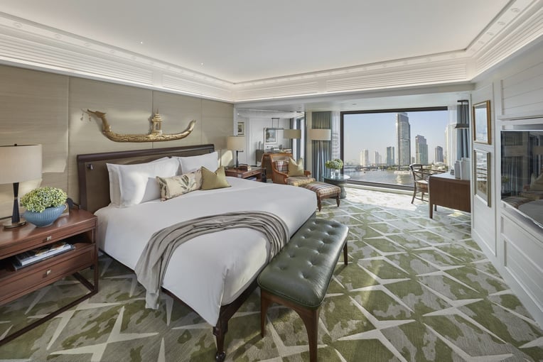 Mandarin Oriental, Bangkok, Thajsko – Bangkok Authors’ Suite – Graham Greene - Bedroom