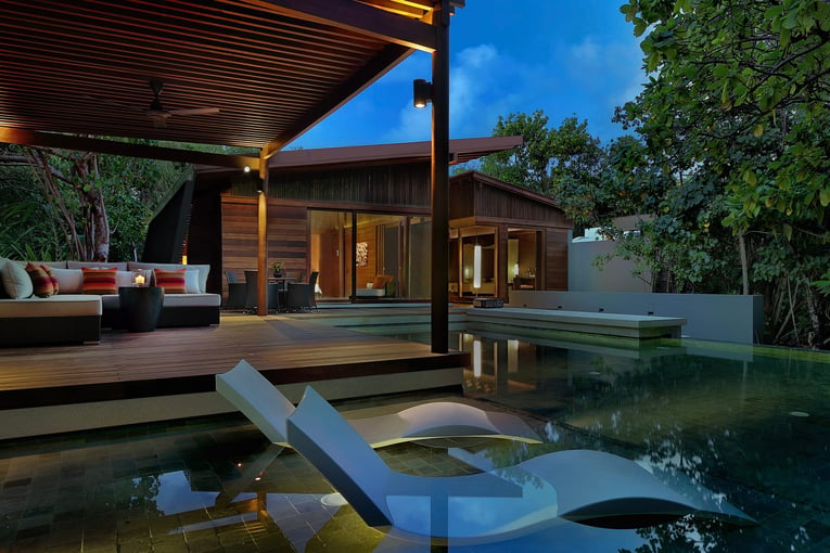 Park Hyatt Maldives Hadahaa Park-Hyatt-Maldives-Hadahaa-P287-2-Bedroom-Park-Pool-Villa-Outdoor-Evening.16x9