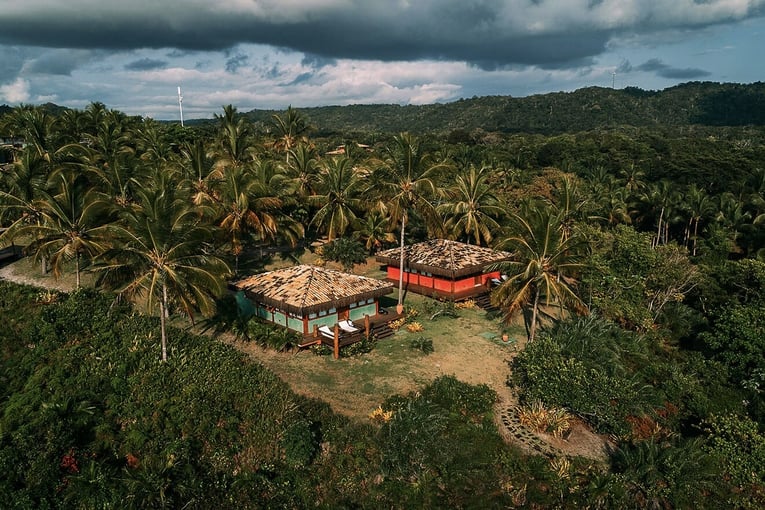Txai Resort Itacare – Relais & Châteaux, Brazílie – Bahia bangalos_drone